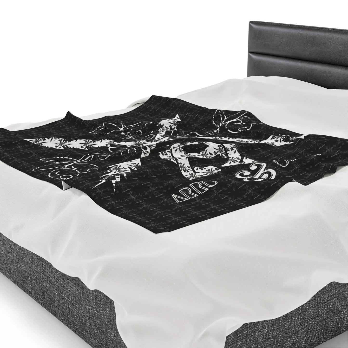 -A&O™- BlabbleScript© Plush Blanket - Image #13