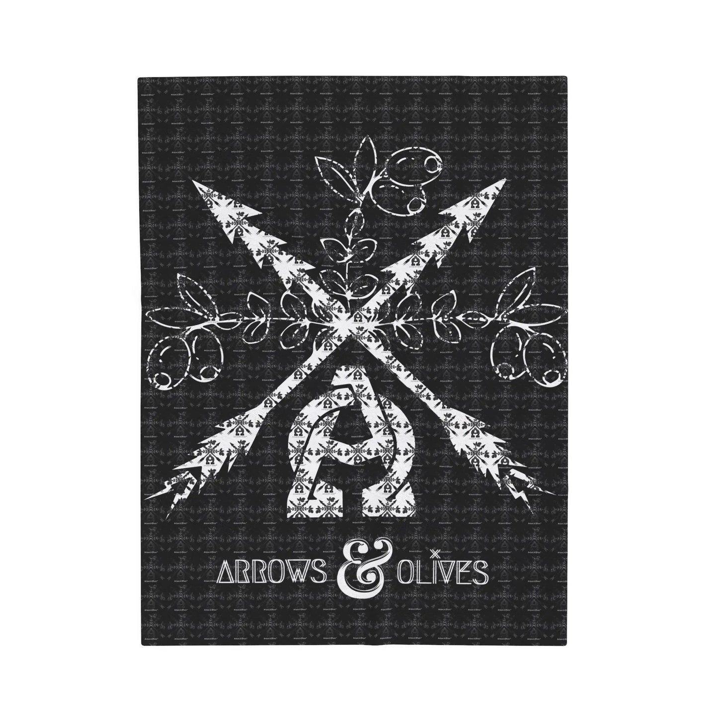 -A&O™- BlabbleScript© Plush Blanket - Image #3