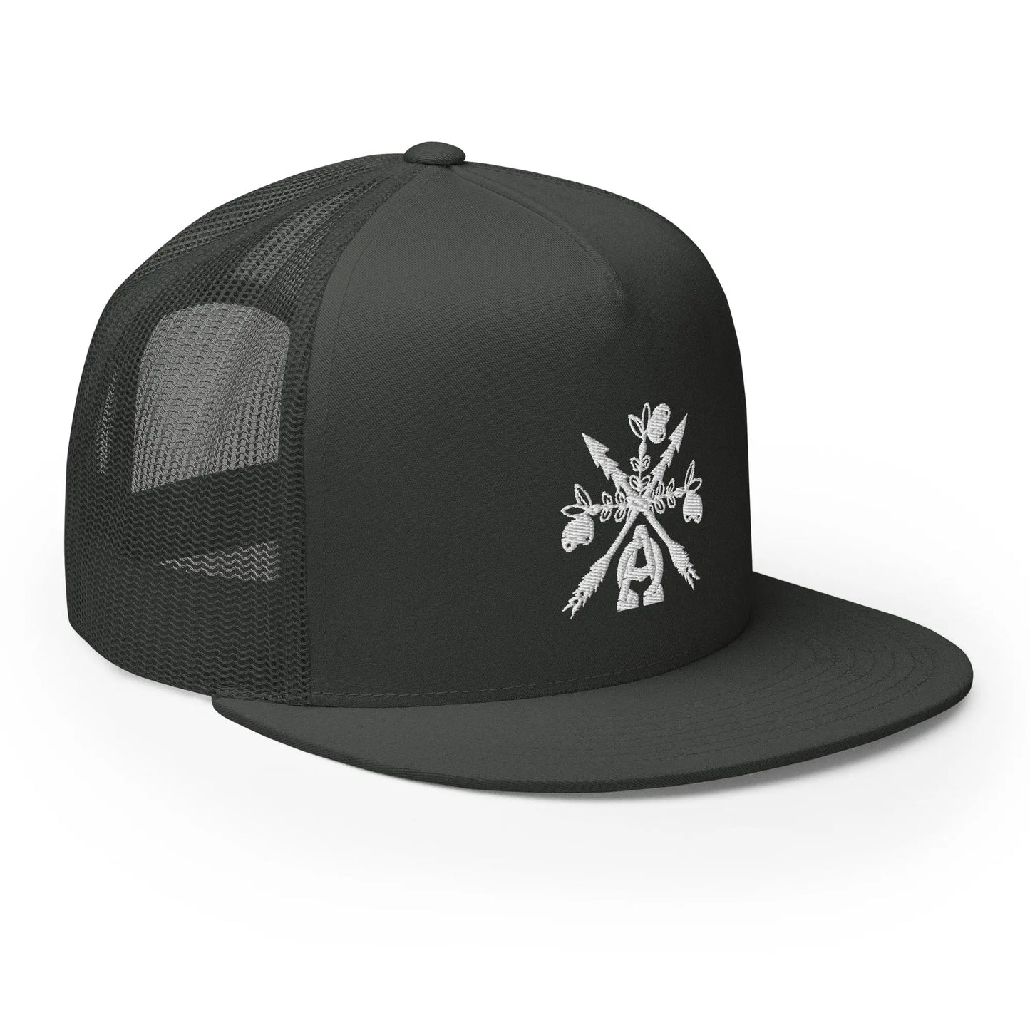 -A&O™- Embroidered Bouquet de Saoirse© Trucker Hat - Image #4