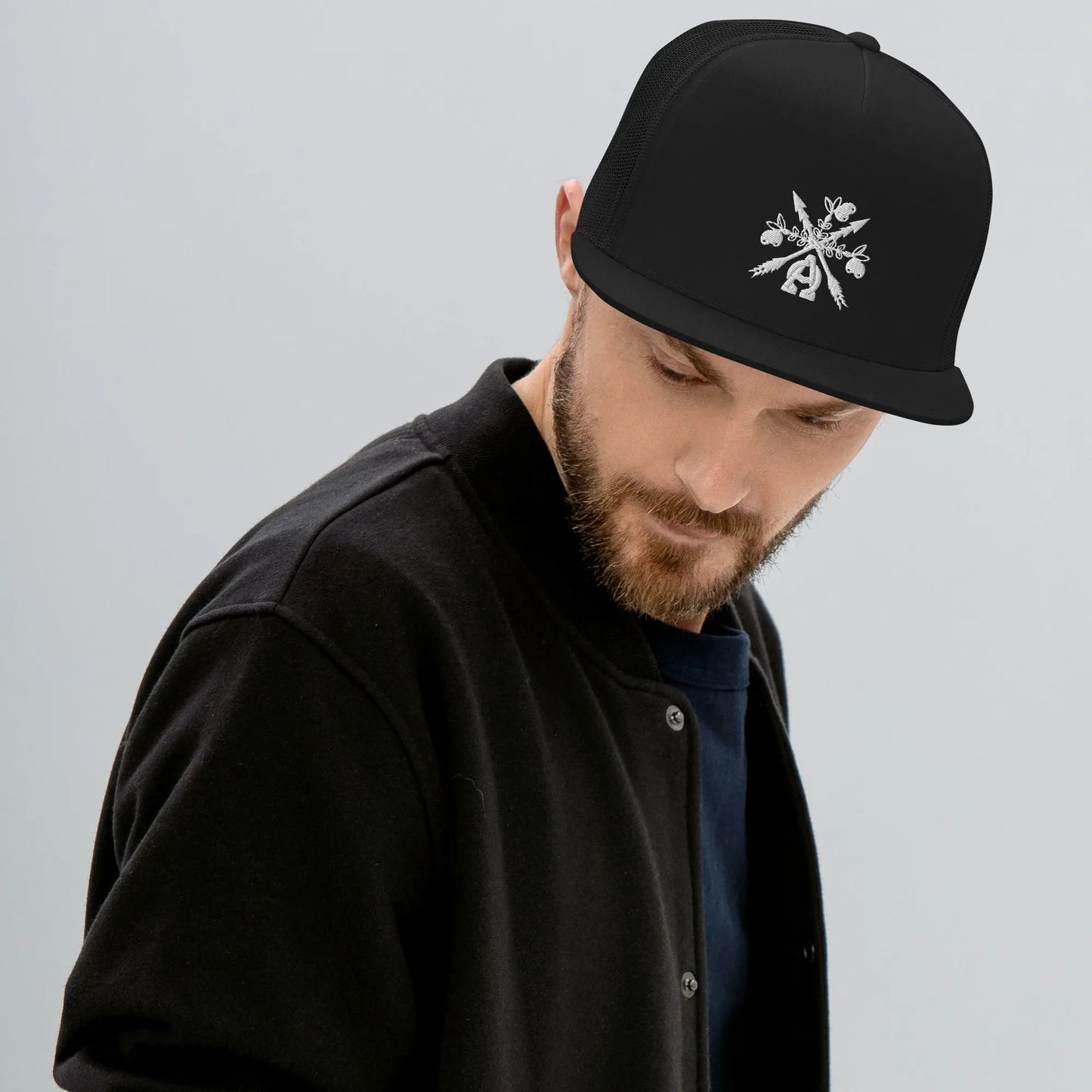 -A&O™- Embroidered Bouquet de Saoirse© Trucker Hat - Image #35