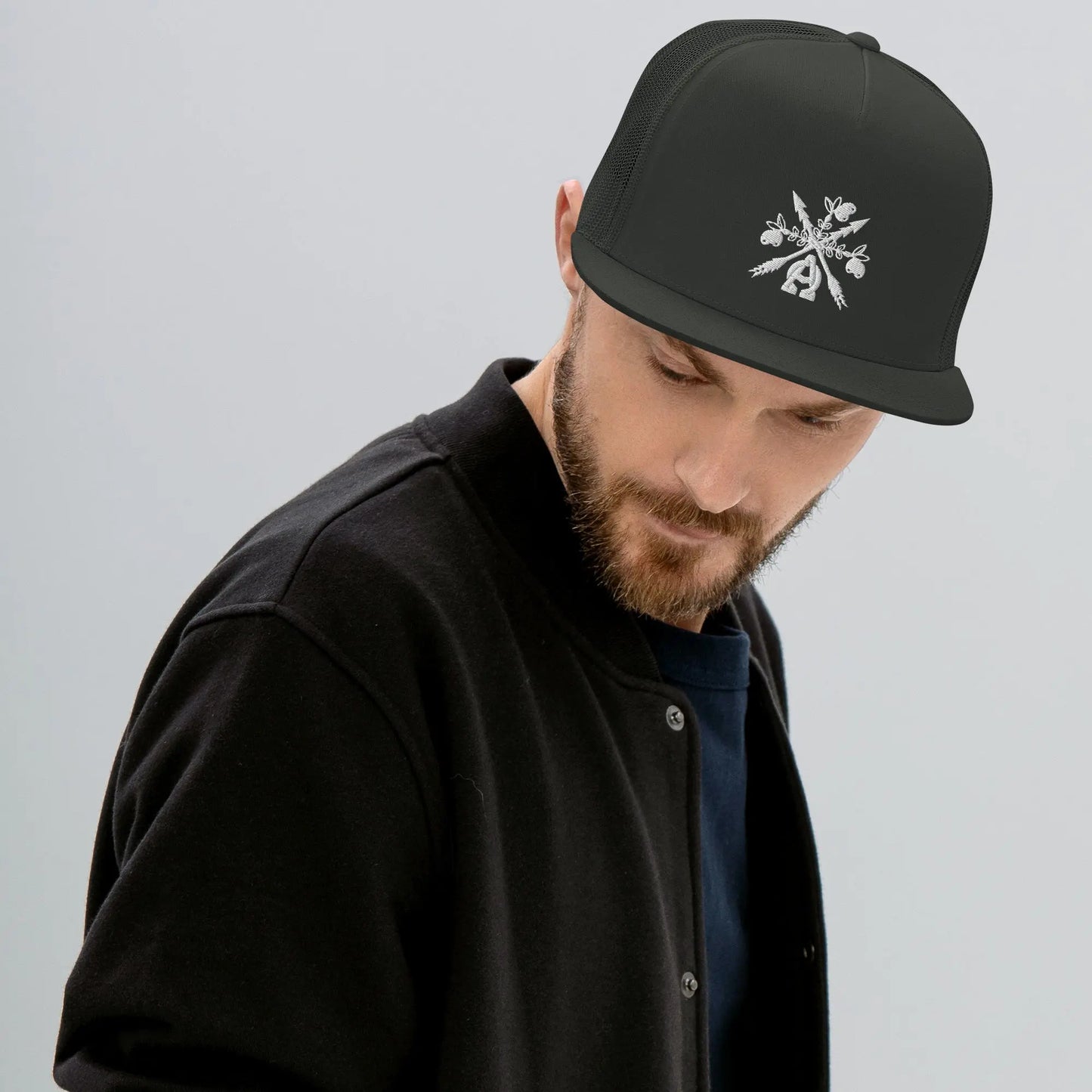 -A&O™- Embroidered Bouquet de Saoirse© Trucker Hat - Image #36
