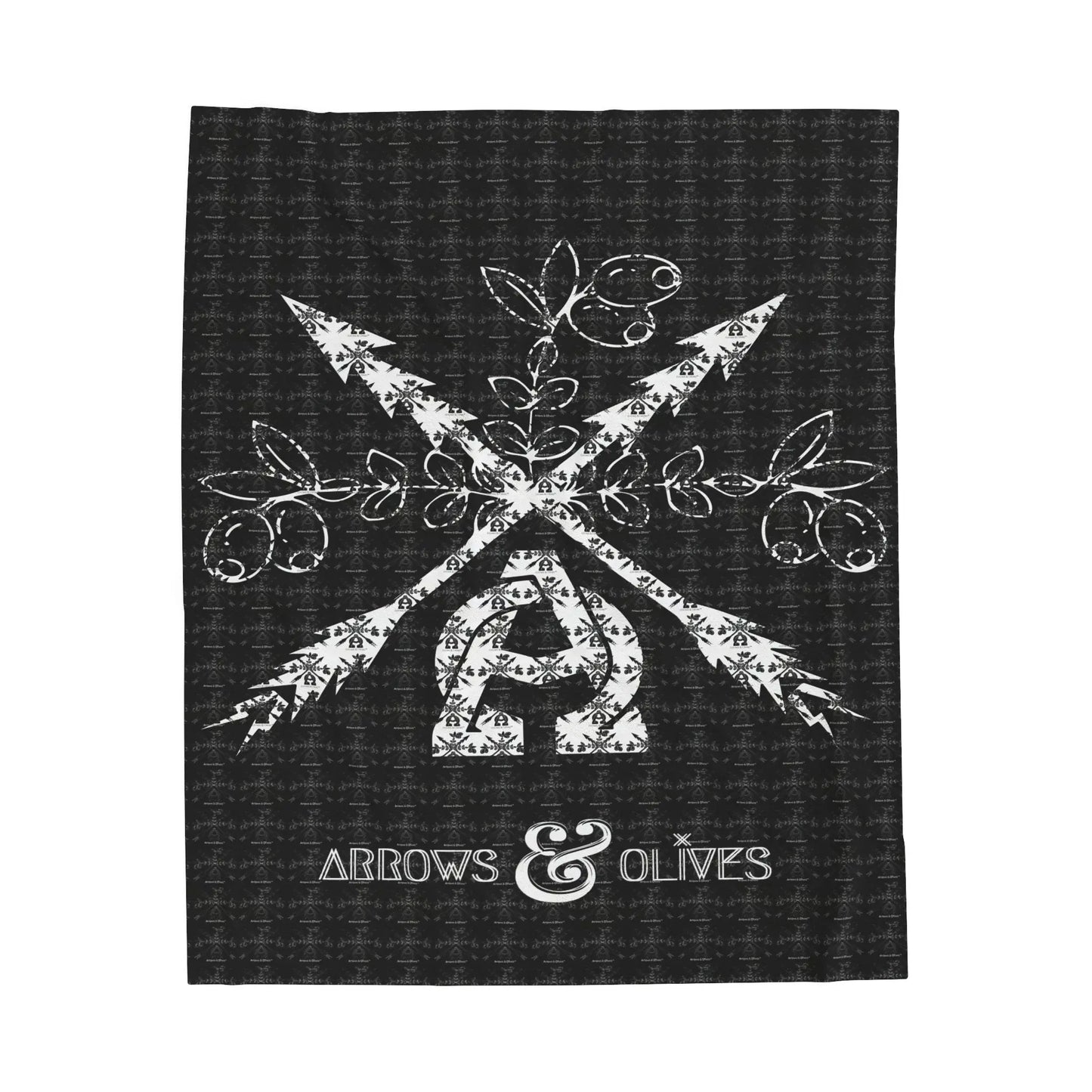 -A&O™- BlabbleScript© Plush Blanket - Image #4