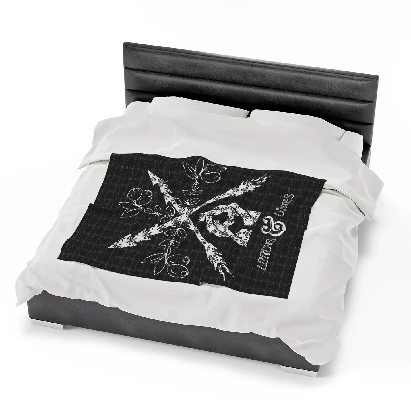 -A&O™- BlabbleScript© Plush Blanket - Image #11