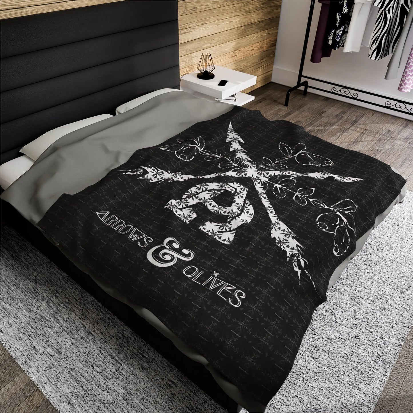 -A&O™- BlabbleScript© Plush Blanket - Image #10