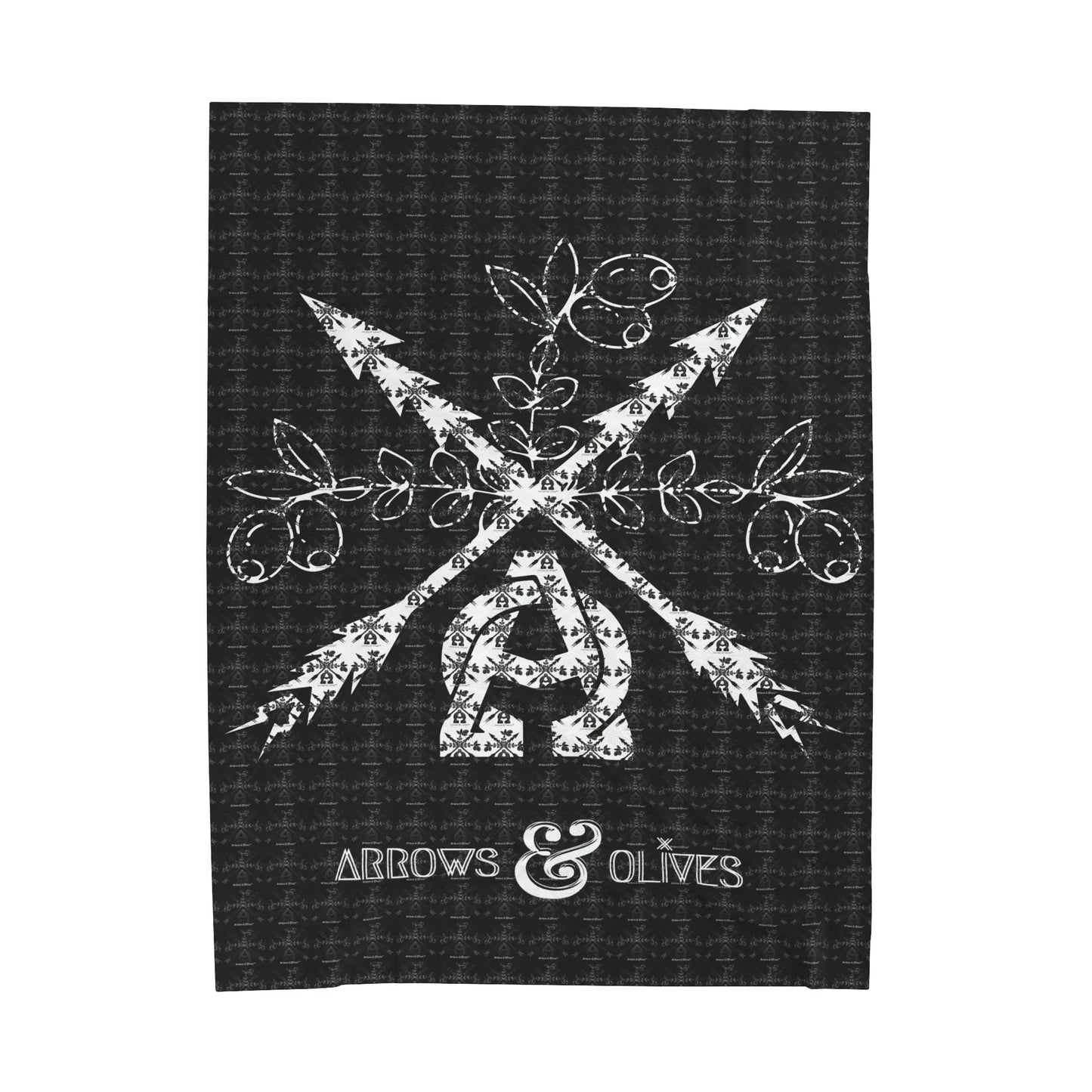 -A&O™- BlabbleScript© Plush Blanket - Image #1