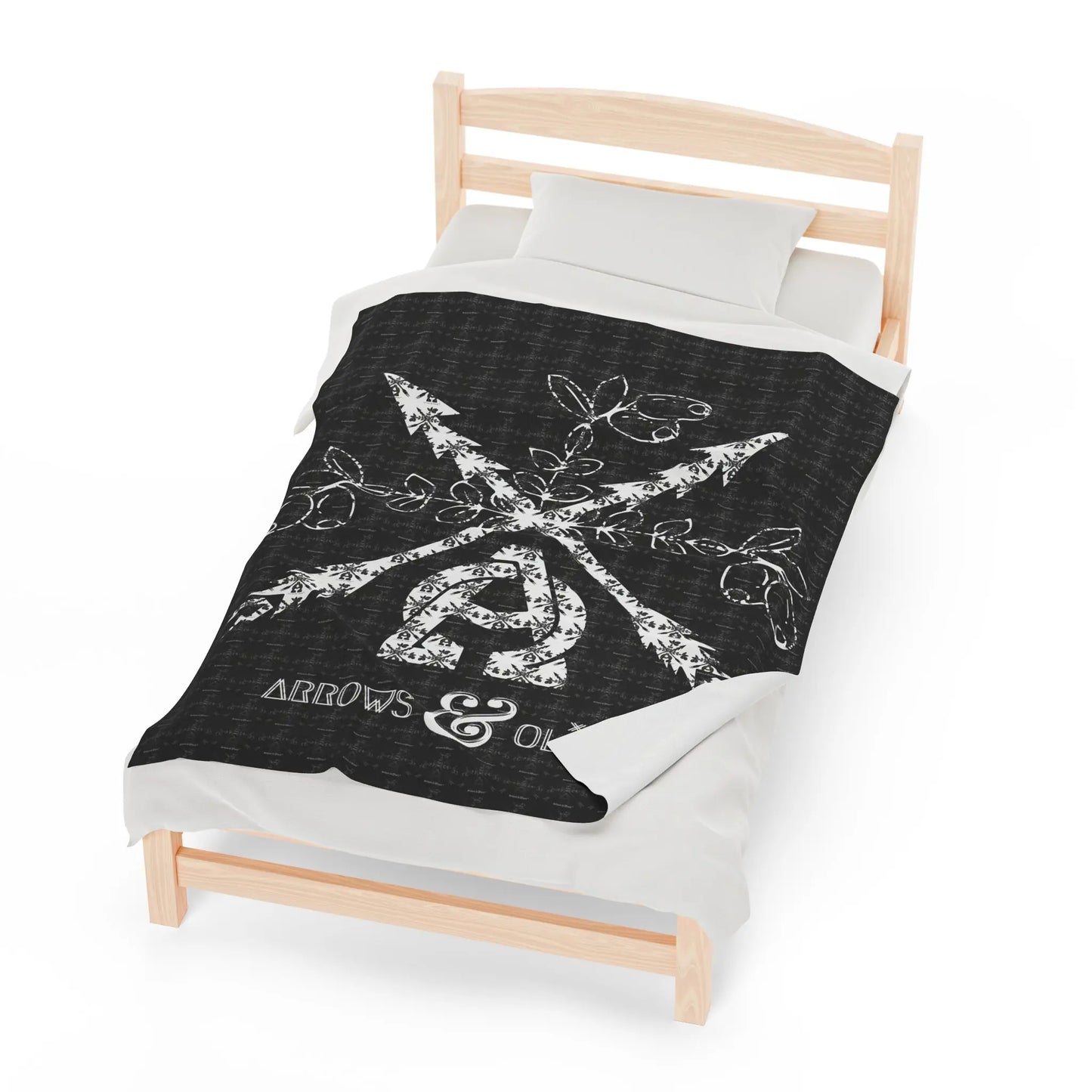 -A&O™- BlabbleScript© Plush Blanket - Image #9
