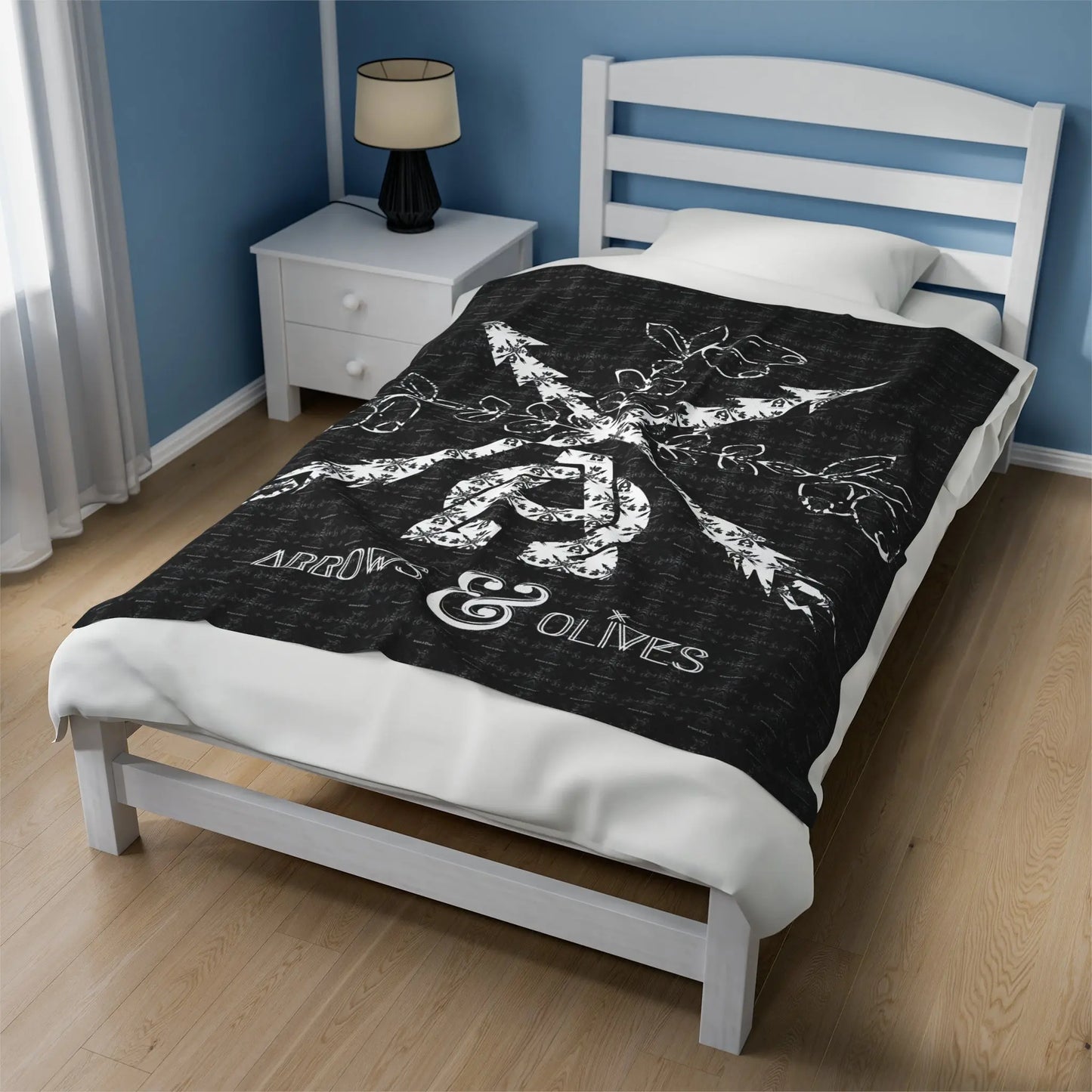 -A&O™- BlabbleScript© Plush Blanket - Image #5