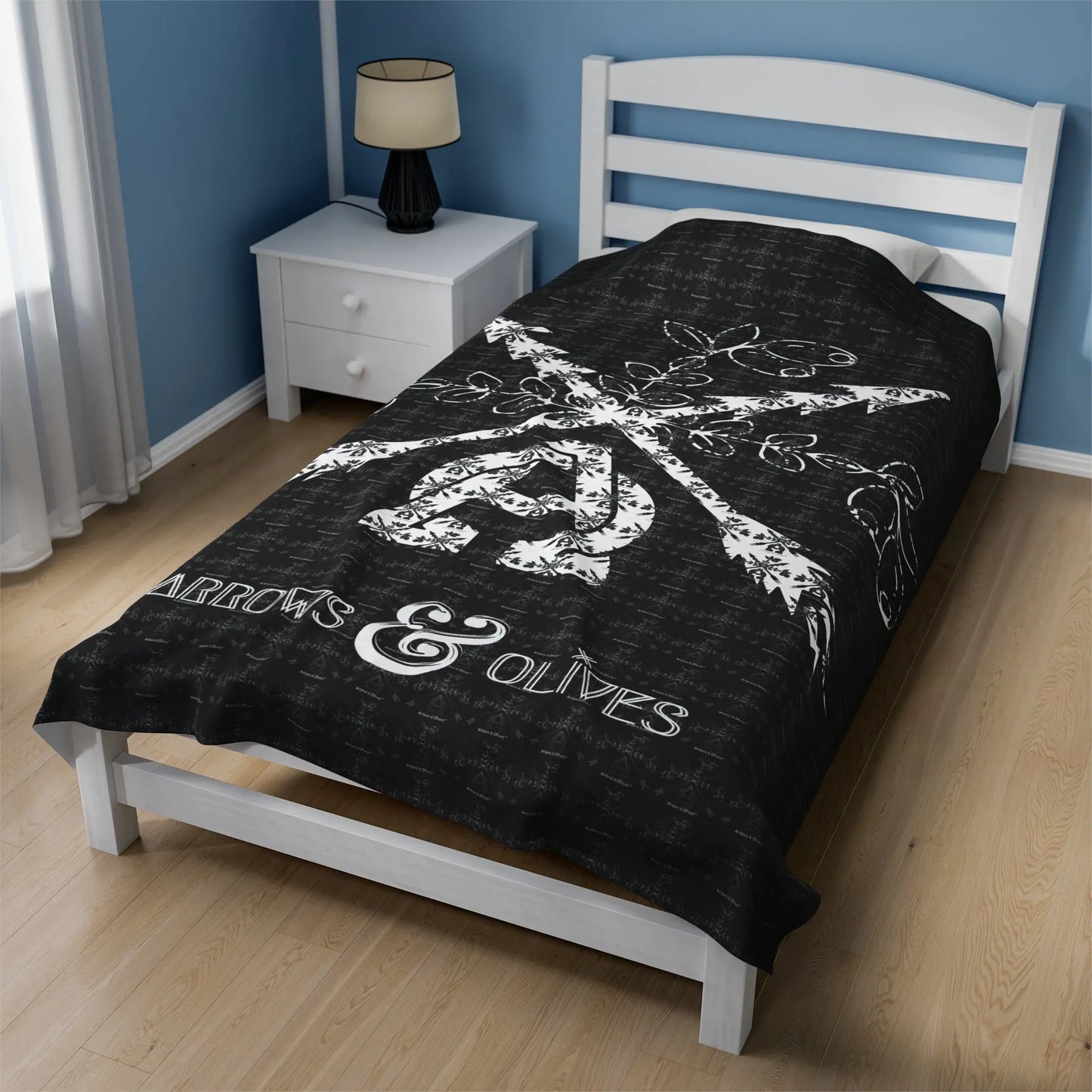 -A&O™- BlabbleScript© Plush Blanket - Image #8