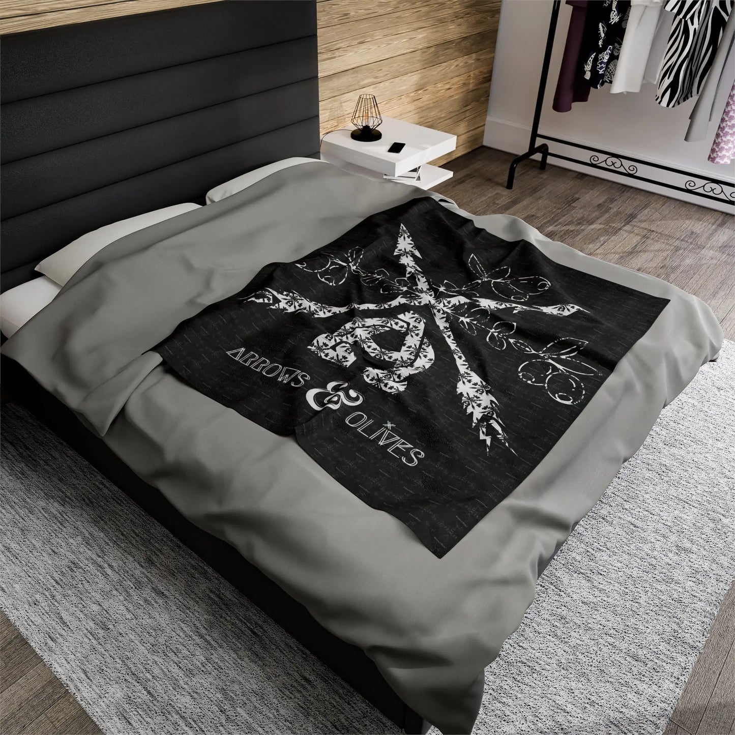-A&O™- BlabbleScript© Plush Blanket - Image #7