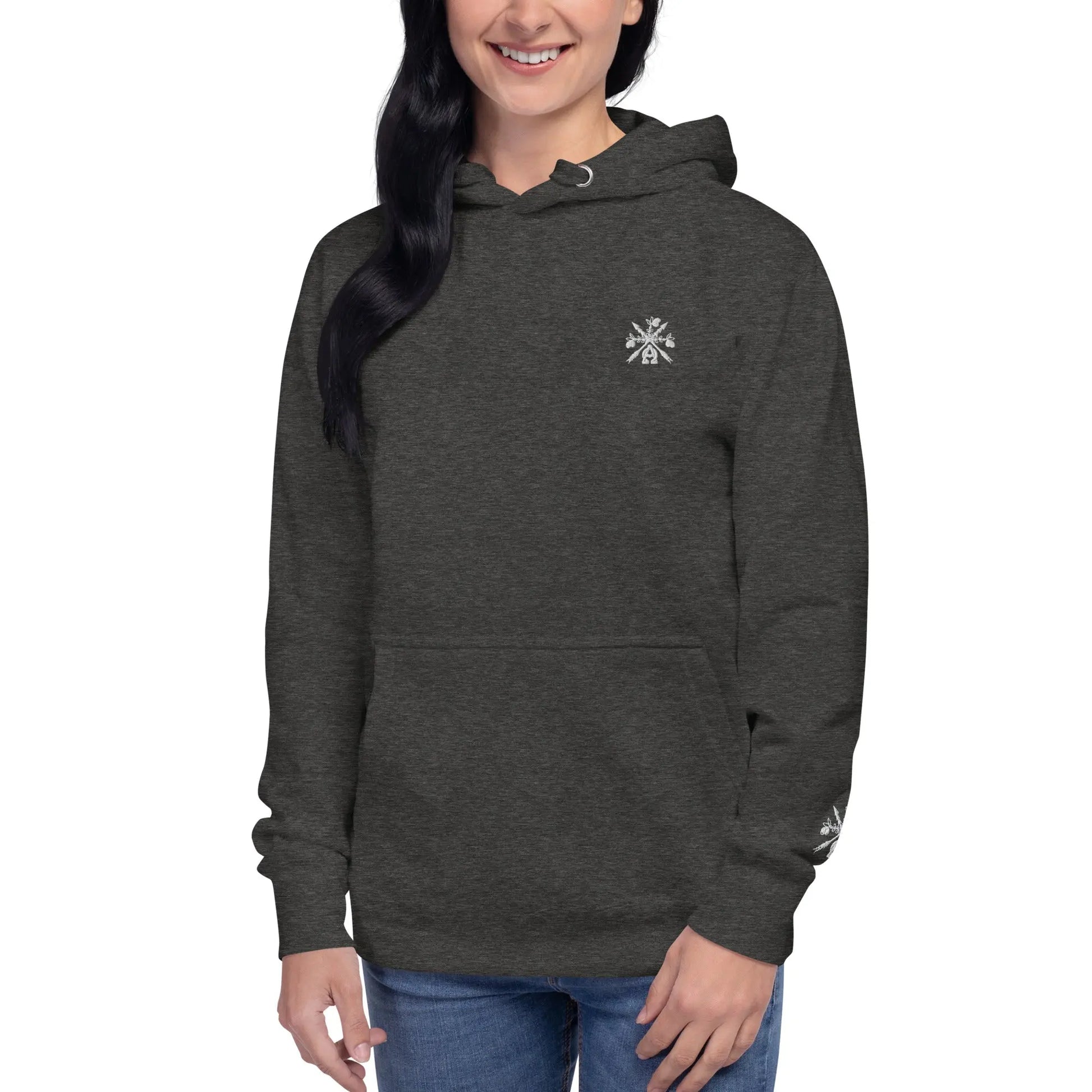 - A&O™- Embroidered Bouquet na Saoirse© Premium Hoodie - Image #27