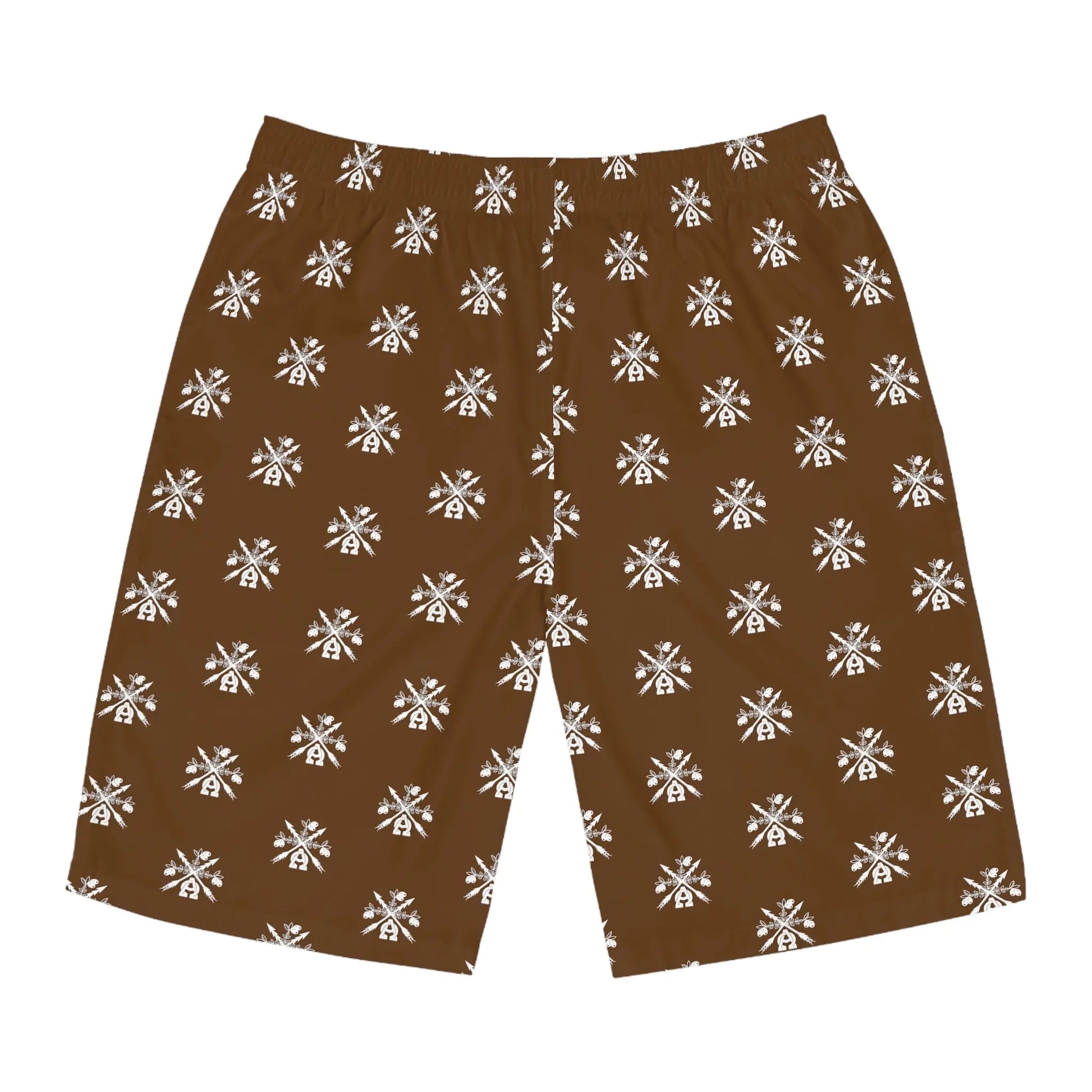 A O Espresso Mattina Meshless Athletic Swim Shorts Arrows Olives Merchandising