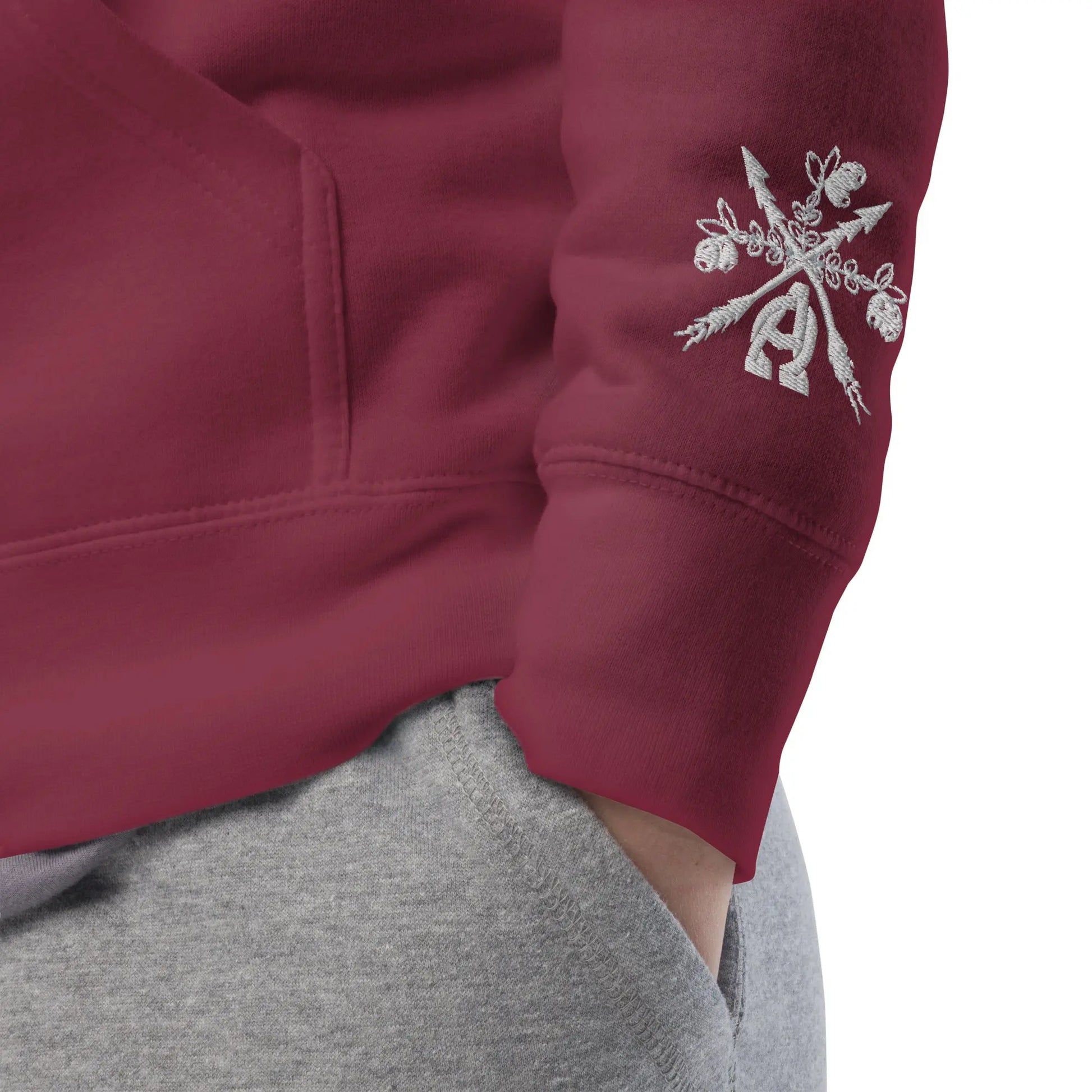 - A&O™- Embroidered Bouquet na Saoirse© Premium Hoodie - Image #53