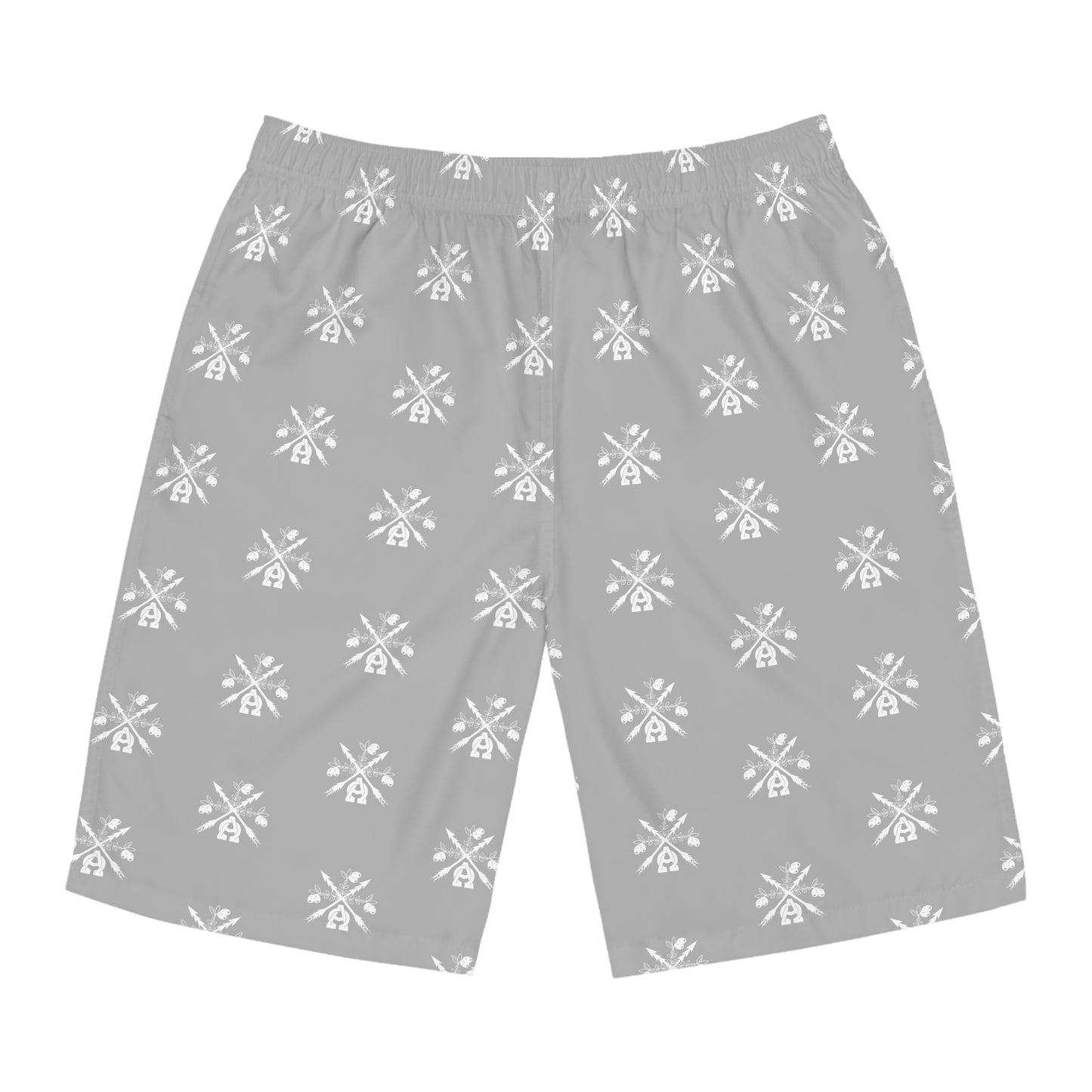 - A&O™- Smoke-Crème Calóga© Meshless Athletic Swim Shorts