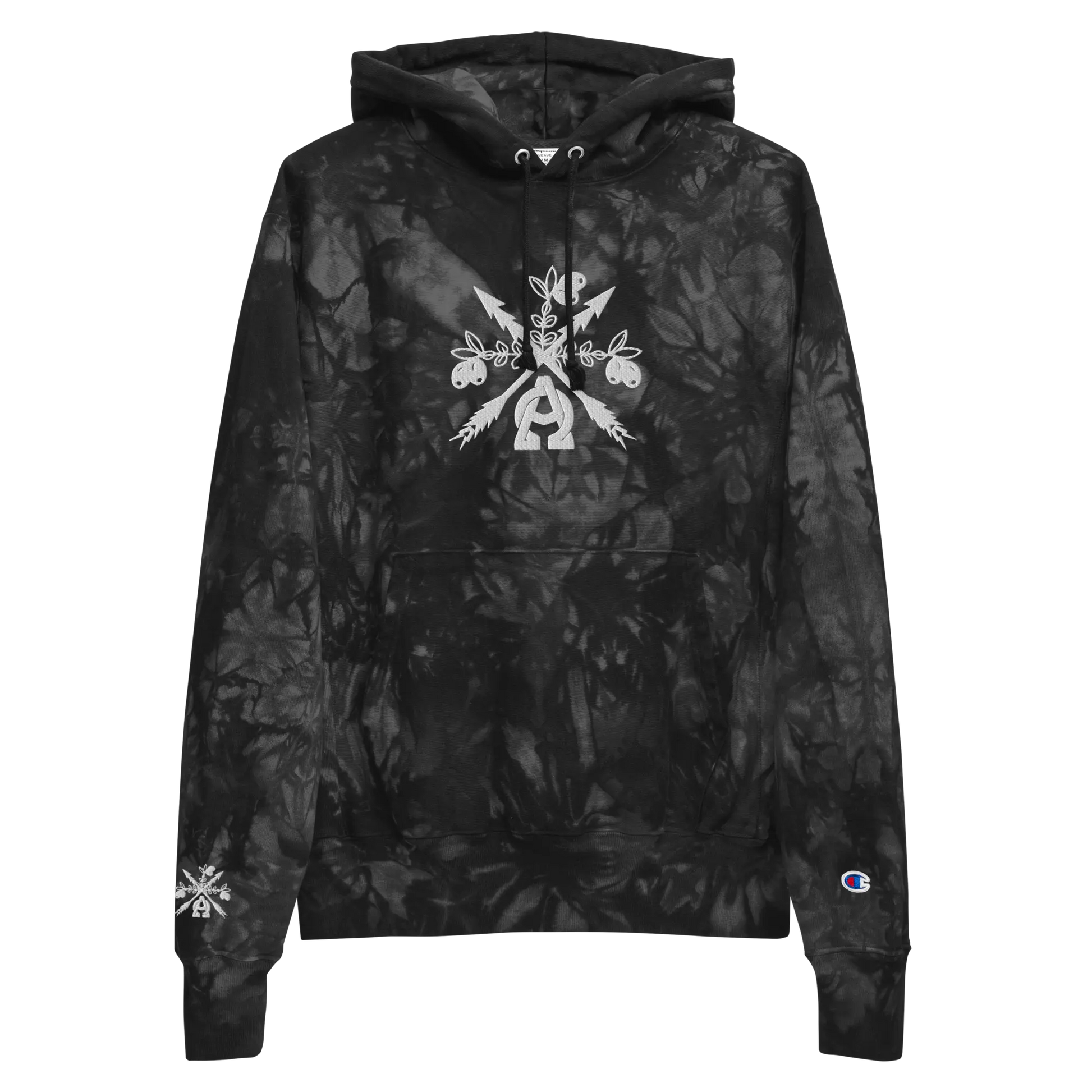 -A&O™- SmokeBlot© Logo Hoodie - Image #1