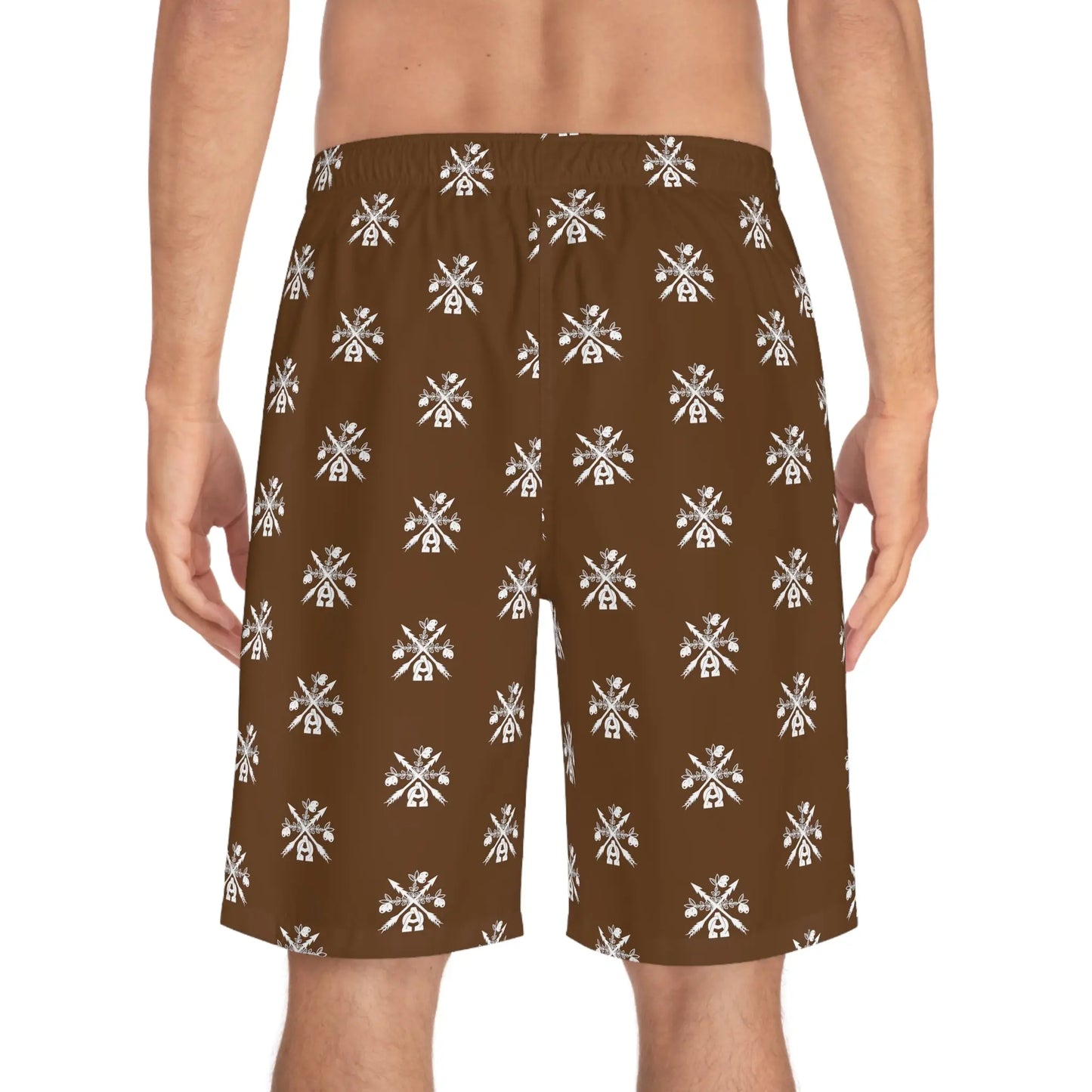 - A&O™- Espresso Mattina© V1 Meshless Athletic Swim Shorts - Image #8