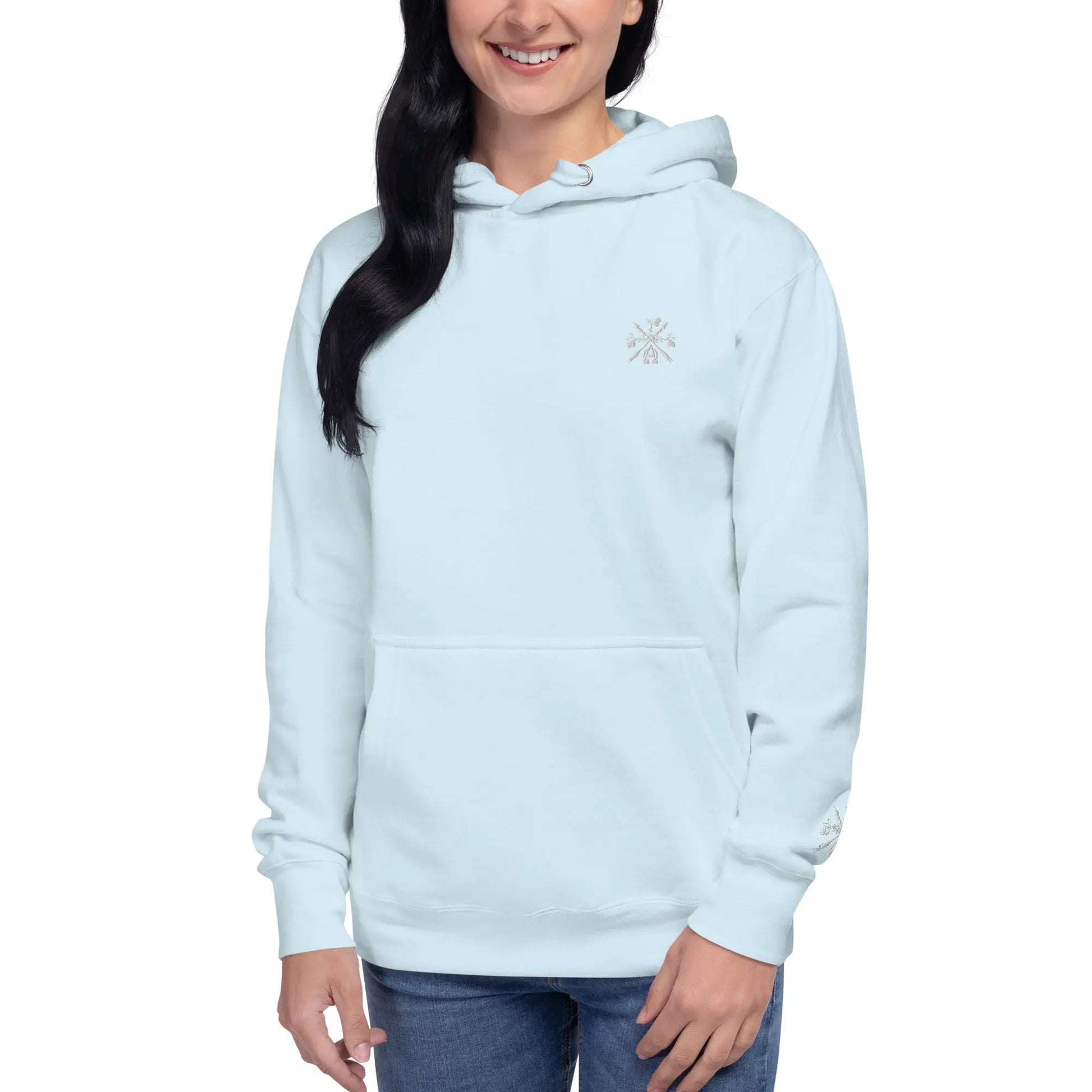 - A&O™- Embroidered Bouquet na Saoirse© Premium Hoodie - Image #48