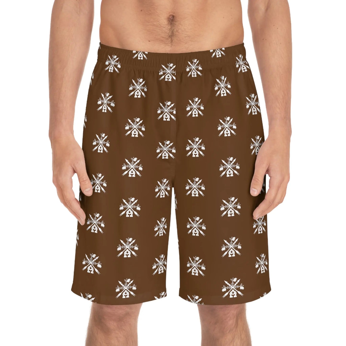 - A&O™- Espresso Mattina© V1 Meshless Athletic Swim Shorts - Image #7