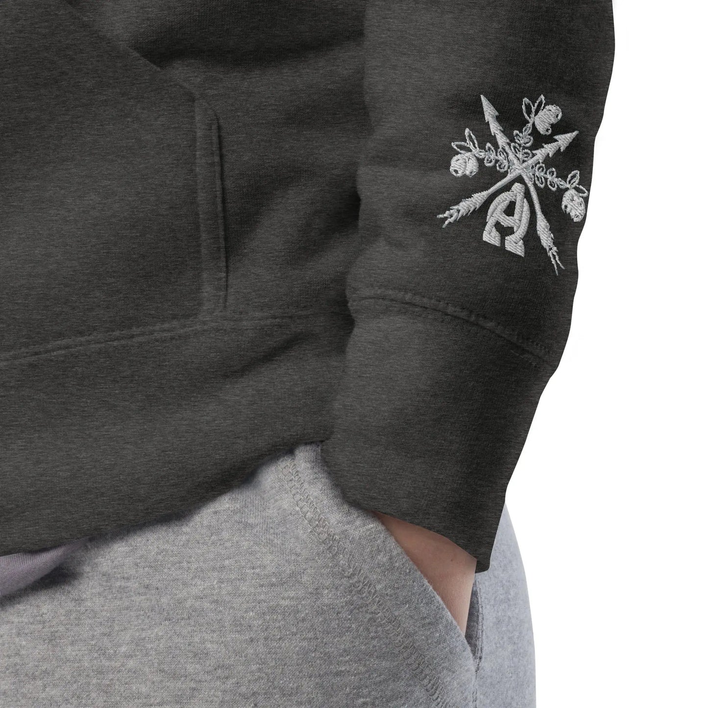 - A&O™- Embroidered Bouquet na Saoirse© Premium Hoodie - Image #29