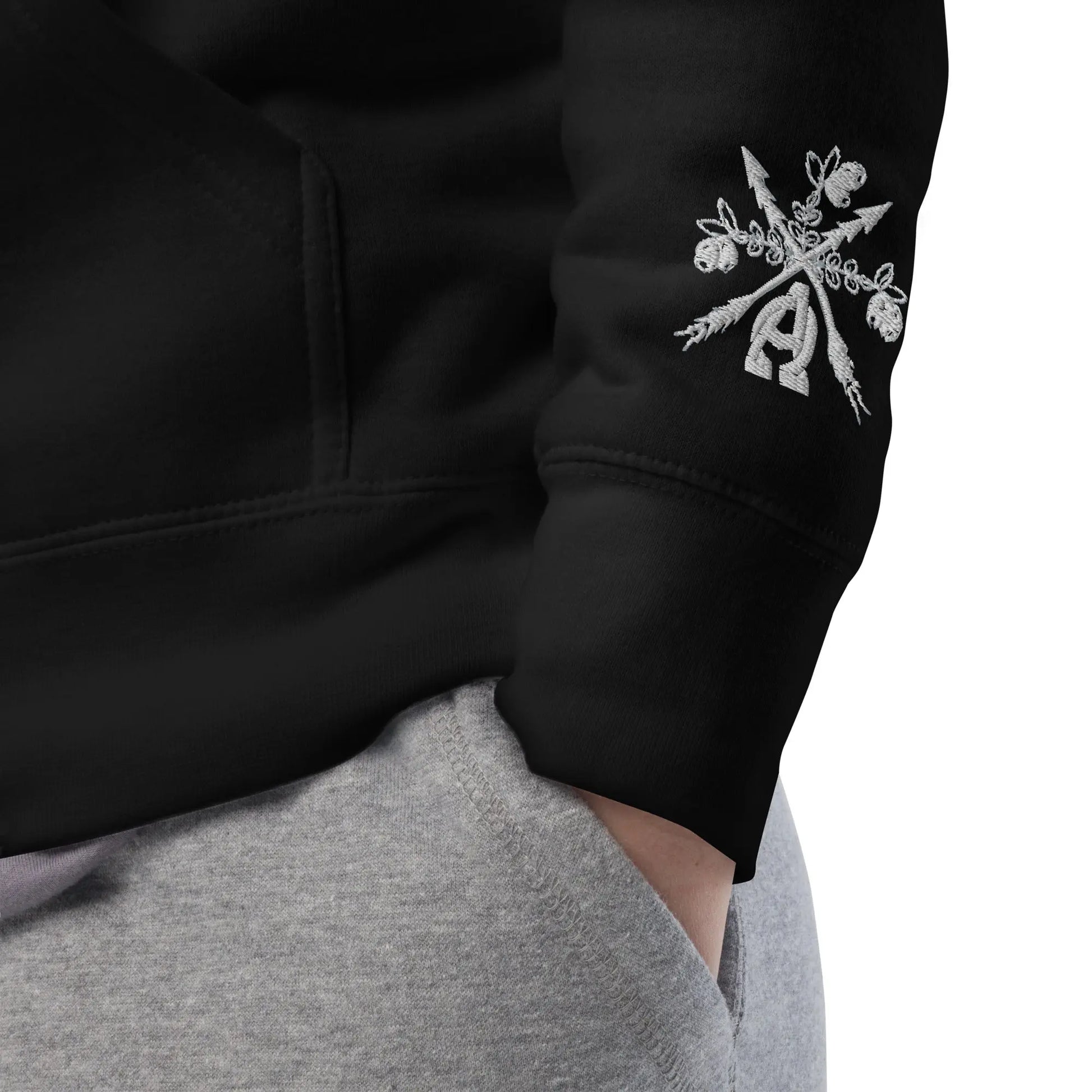 - A&O™- Embroidered Bouquet na Saoirse© Premium Hoodie - Image #54