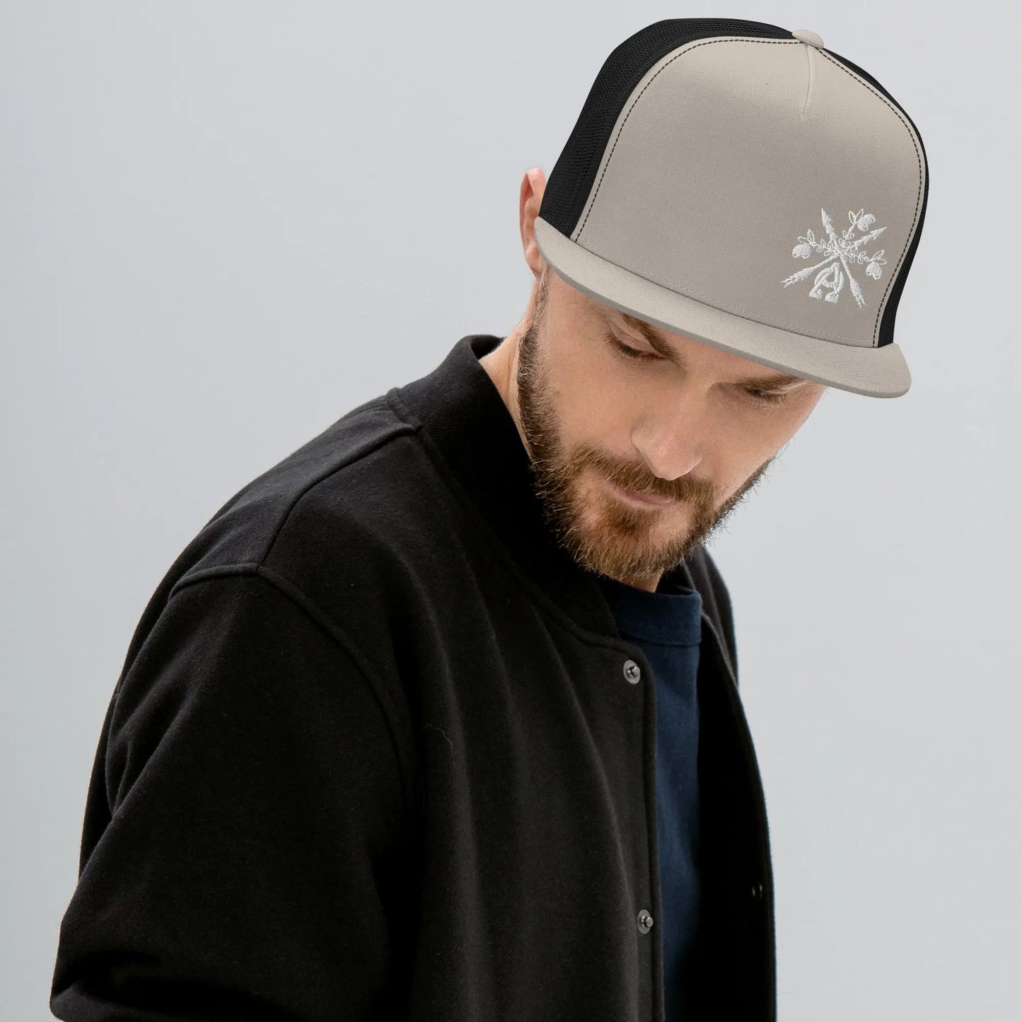 - A&O™- Side-Eye© Embroidered Trucker Snapback - Image #20