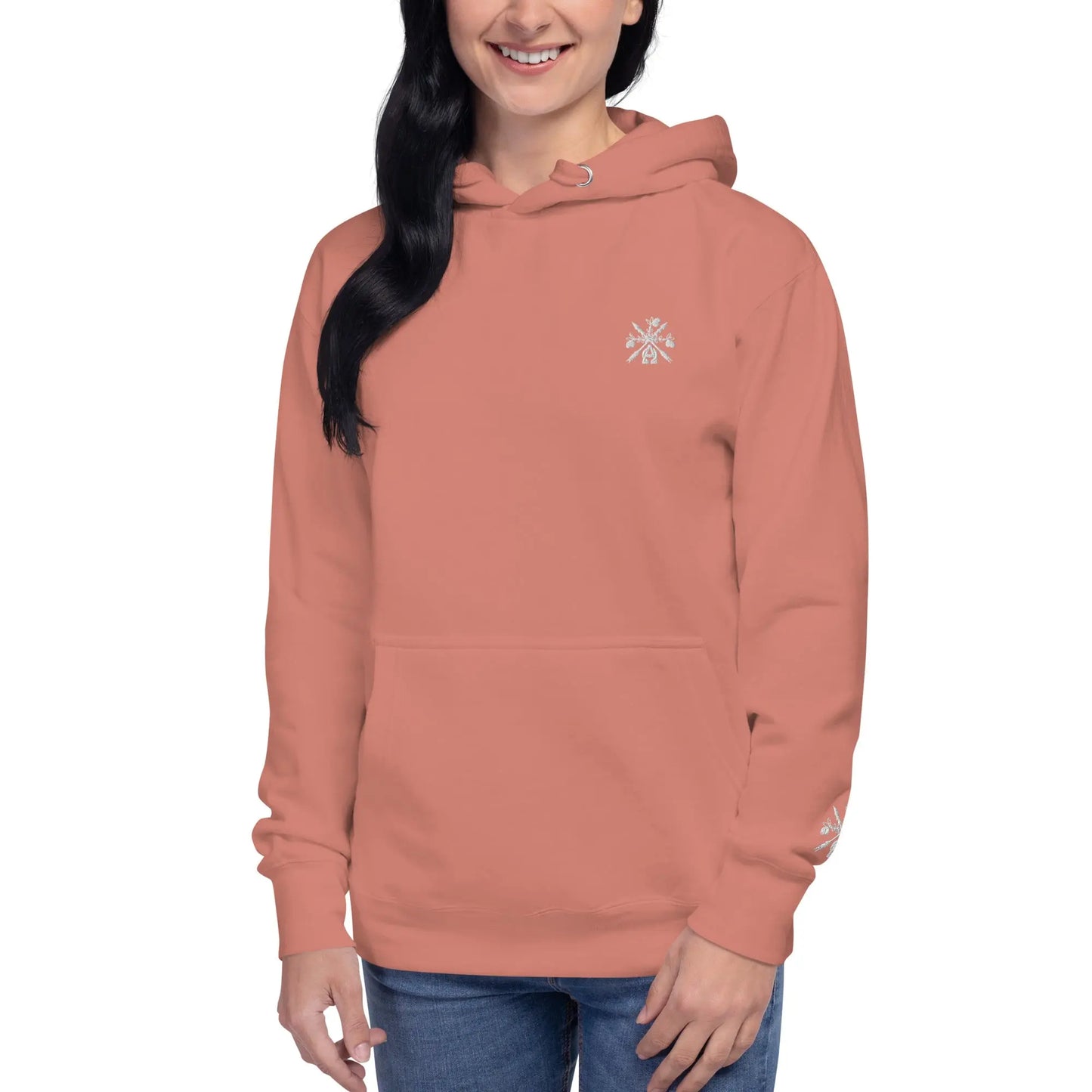 - A&O™- Embroidered Bouquet na Saoirse© Premium Hoodie - Image #37