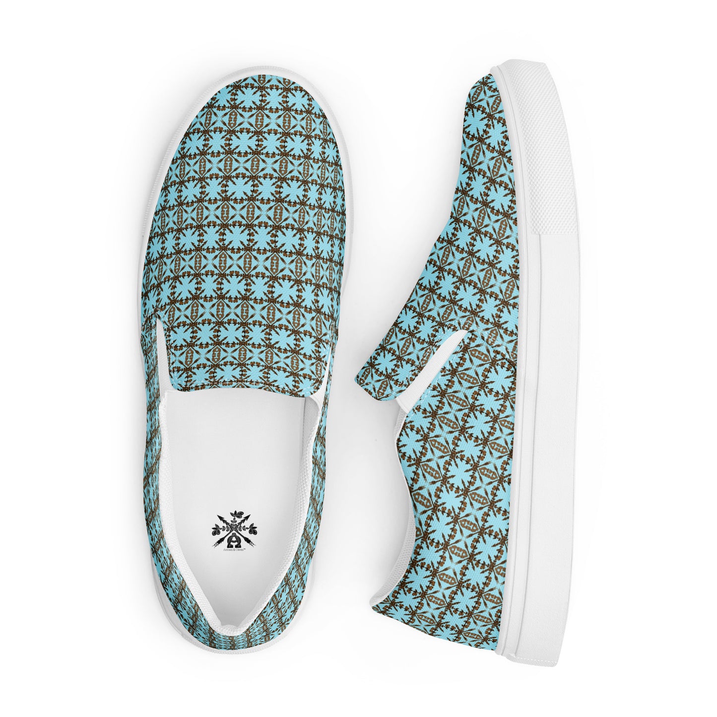 - A&O™- Men's Aquaspresso© Mirrorscade© Slip-On Shoes