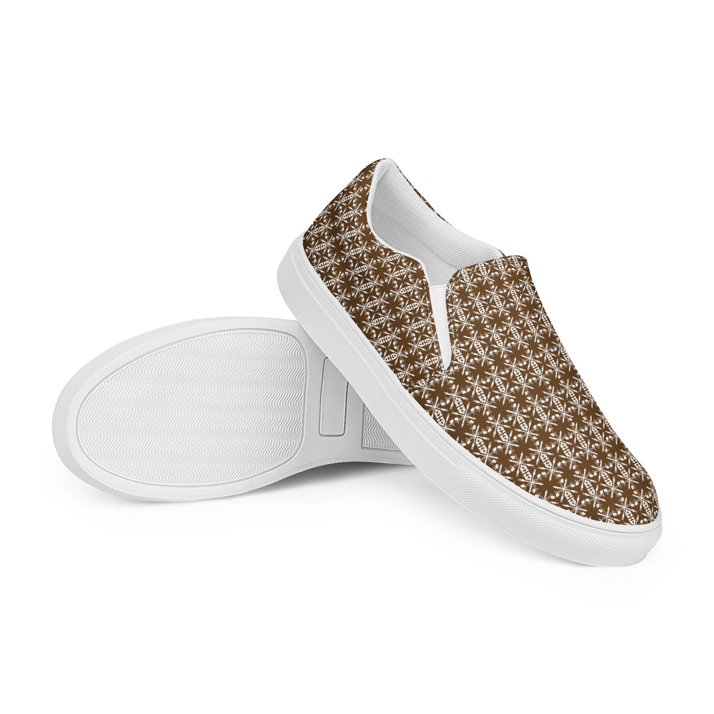 - A&O™- Men's Espresso Mirrorscade© Slip-On Shoes