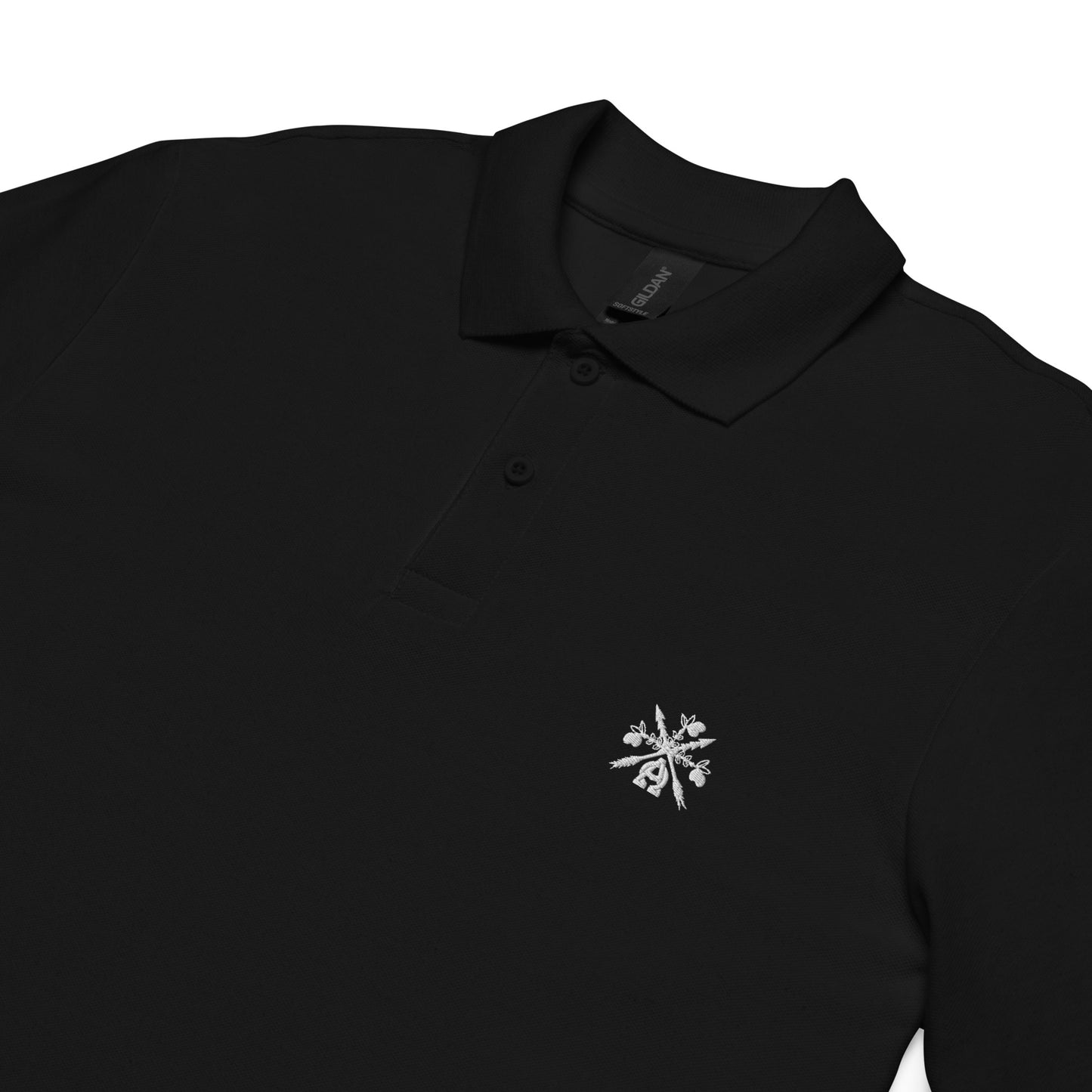 - A&O™- Embroidered Bouquet na Saoirse© Polo Shirt